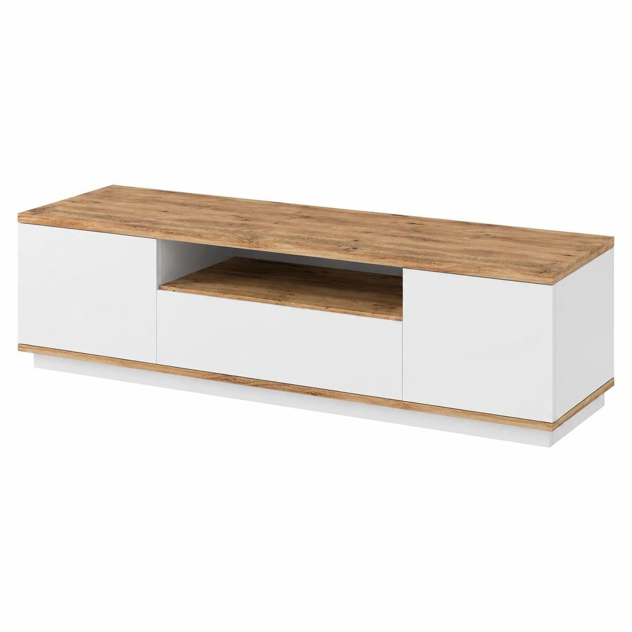 meuble-tv-avec-rangement-180x45x45-cm-chene-et-blanc-fohxq11216vu