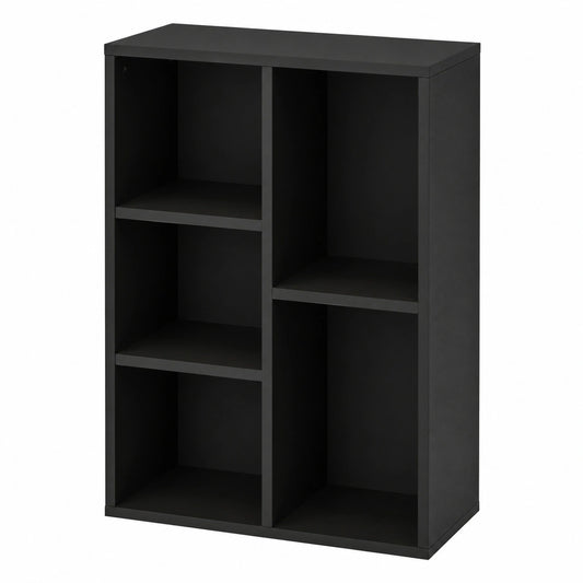 etagere-de-rangement-2-niveaux-avec-5-compartiments-pour-salon-chambre-bureau-50-x-24-x-80-cm-noir-qhrje11158kt